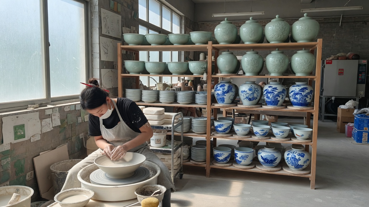 A living porcelain capital