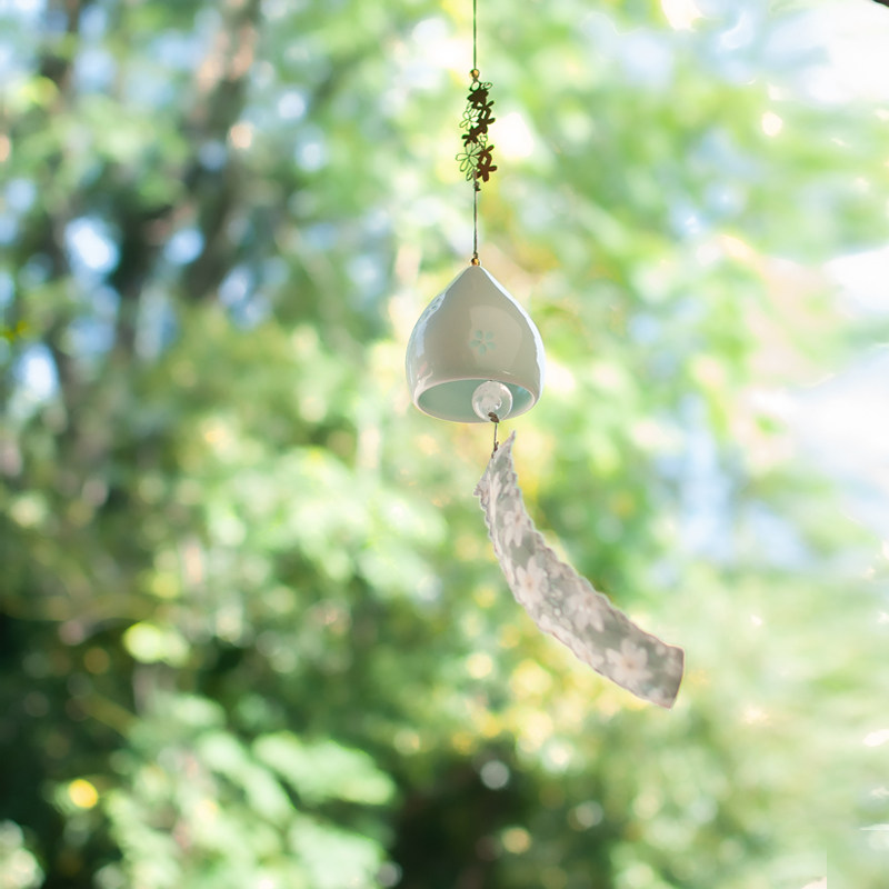 Hand-Painted Porcelain Wind Chime